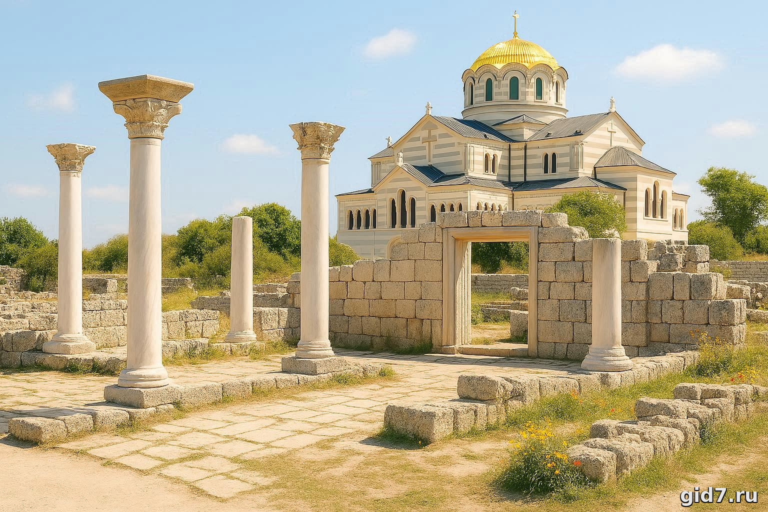 🏛️ Экскурсия в Херсонес из Ялты: Путешествие в античность