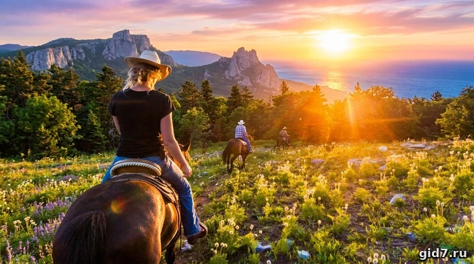 🐴 Прогулки на лошадях в Ялте