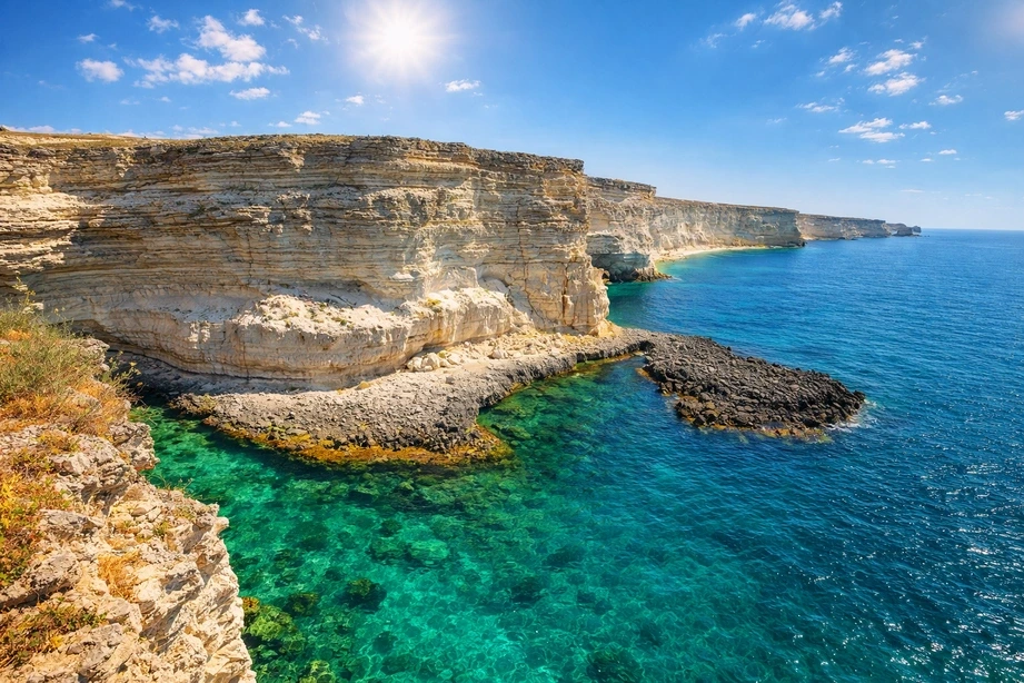 🏝️ Экскурсия «Крымские Мальдивы» — мыс Тарханкут из Мисхора