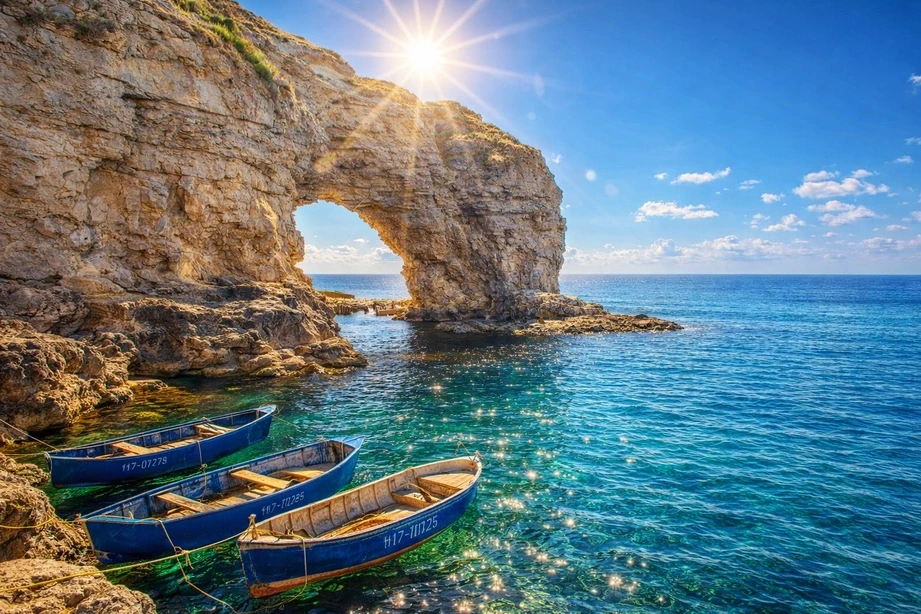 🏝️ Экскурсия «Крымские Мальдивы» — мыс Тарханкут из Мисхора