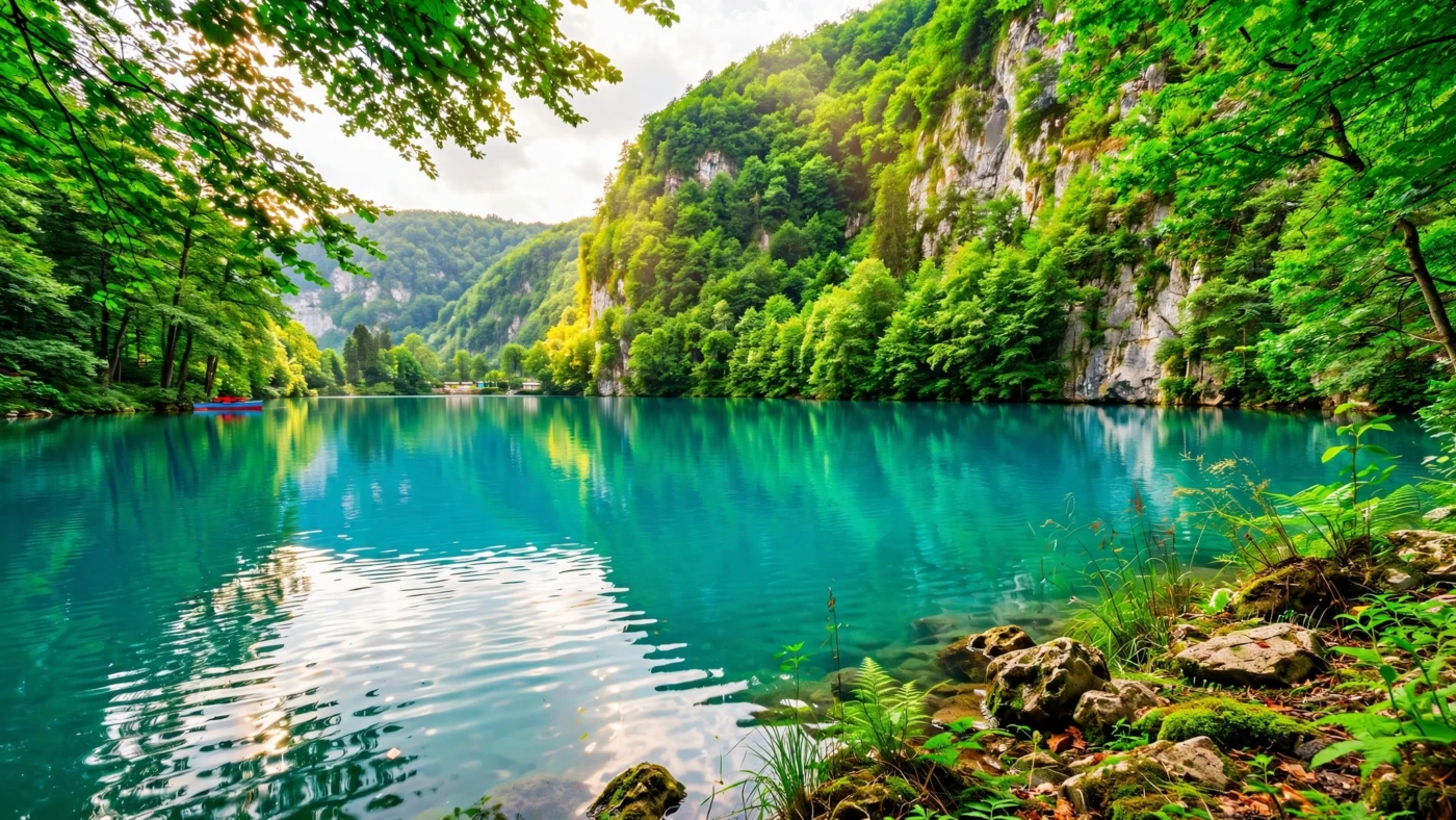 Голубые озера и термальный источник Аушигер